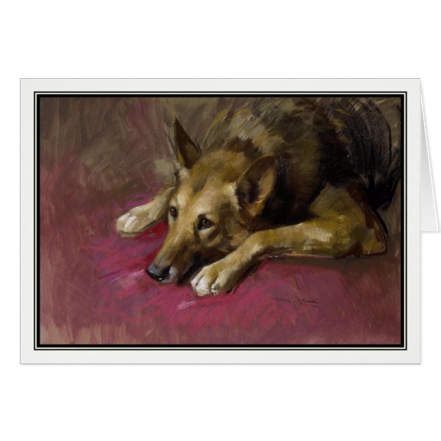 Cartão Paciente Alsaciano por Marino Lenciatura (Frente Horizontal)