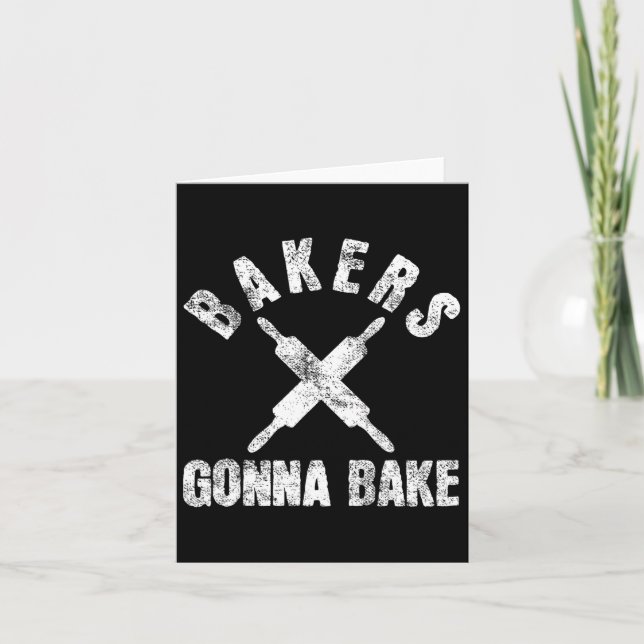 Cartão Padaria Baking Baker  (Frente)