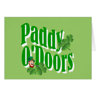 Cartão Paddy O'Doors