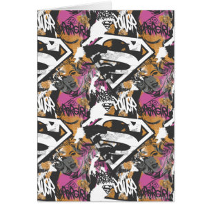 Cartão Padrão 3 da Supergirl Comic Capers