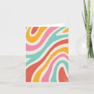 Cartão Padrão abstrato com coloração retrorativa sem cost