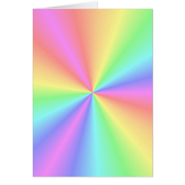 Cartão Padrão Arco-Íris 3 (Frente)