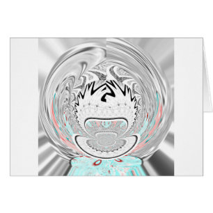 Cartão Padrão da flora urbana moderna