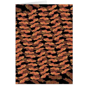 Cartão Padrão de bacon