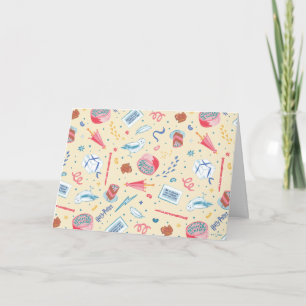 Cartão Padrão de Celebração de Aniversário do HARRY POTTE