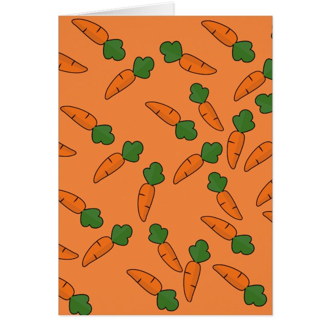 Cartão Padrão de Cenoura (Frente)