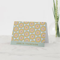 Padrão de Flor do Retro Boho Mandala Personalizado