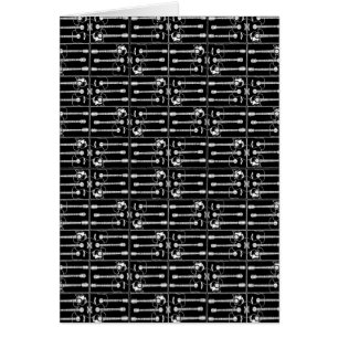 Cartão Padrão de guitarras de música