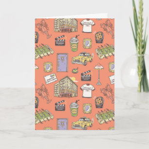 Cartão Padrão de Ícones coloridos dos AMIGOS™