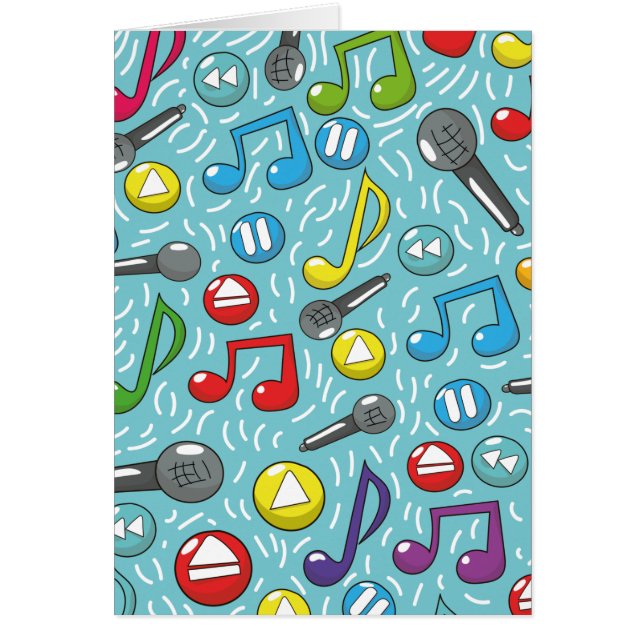 Cartão Padrão de música (Frente)