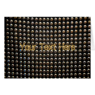 Cartão Padrão de Studs Metálicos