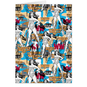 Cartão Padrão de Toss da Mulher Maravilha