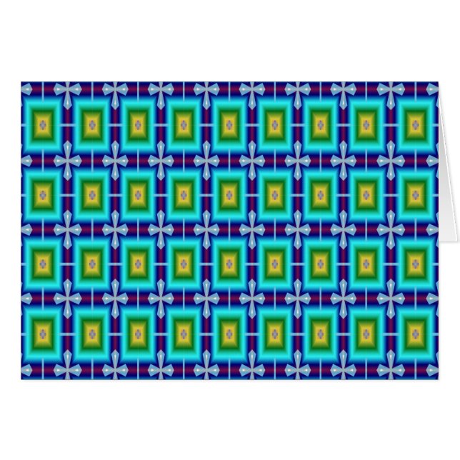 Cartão Padrão de wallpaper sem fundo (Frente Horizontal)