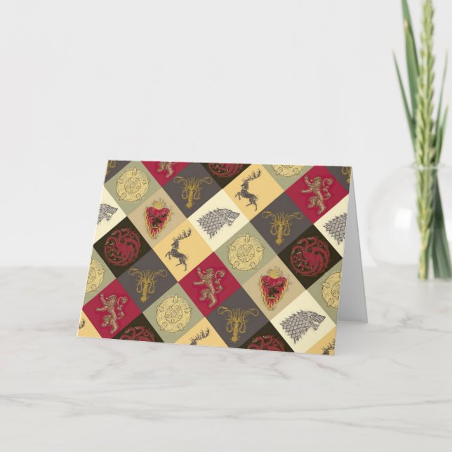 Cartão Padrão do Game of Thrones Sigil (Frente)