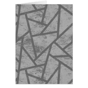 Cartão padrão do mosaico da cinza
