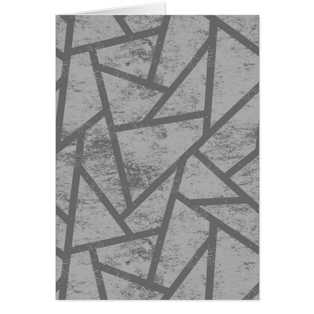 Cartão padrão do mosaico da cinza (Frente)