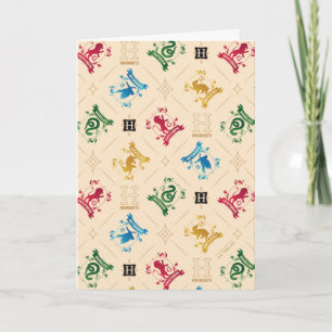 Cartão Padrão do Ornamentado HOGWARTS™ House Crests