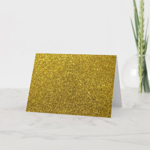 Cartão Padrão Dourado de brilho
