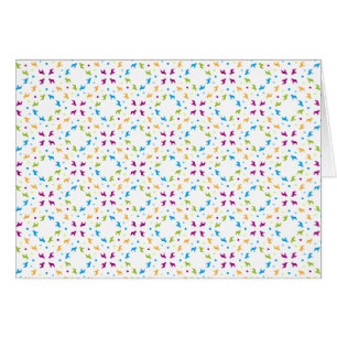 Cartão Padrão francês Buldog Primavera