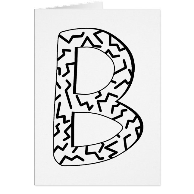 Cartão Padrão irregular B (Frente)