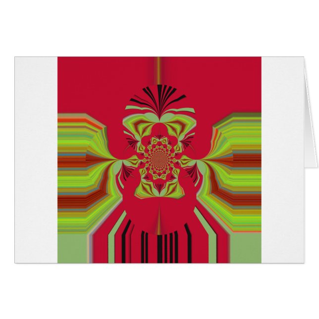 Cartão Padrão Red Hakuna Matata (Frente Horizontal)