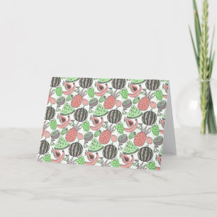 Cartão padrão uniforme de fruta padrão da superfície