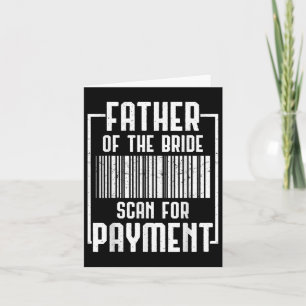 Cartão Padre da Cerimônia de Recepção de Casamento Noiva