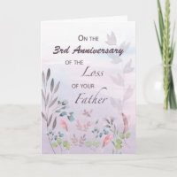 Padre Personalizado 3º Aniversário da Perda