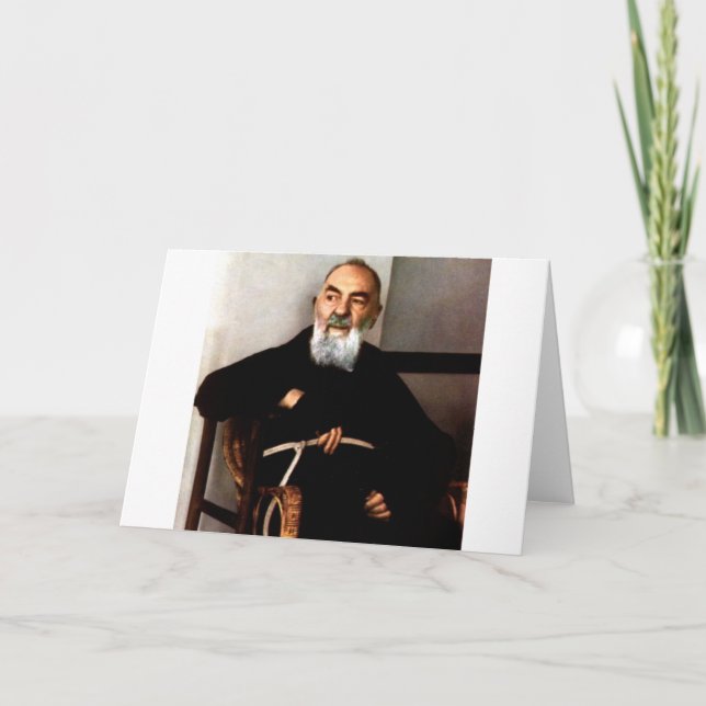 Cartão Padre Pio (Frente)