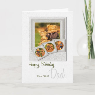 Cartão Padre Sentimental Teddy Bear Theme Aniversário