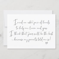 Padrões de Deus Pedindo para Madrinha Cute