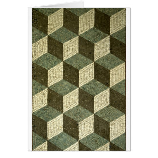 Cartão Padrões de mosaicos