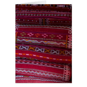 Cartão Padrões de Travesseiros têxteis