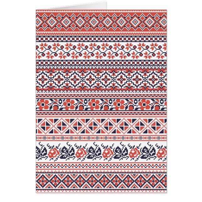 Cartão Padrões design (Frente)