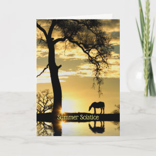 Cartão Pagan Summer Solstce Midsummers Eve