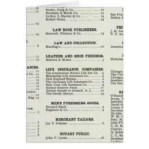 Cartão Página Índice de Negócios da Califórnia