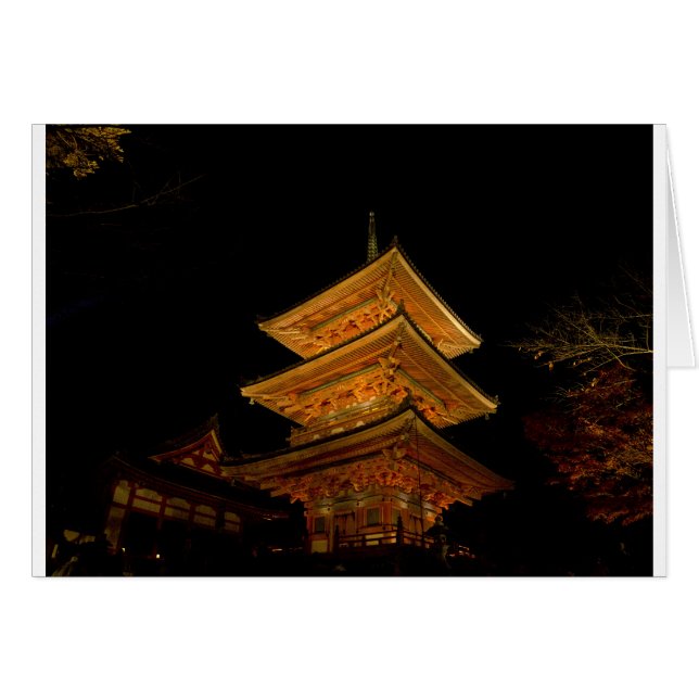 Cartão Pagoda Japão - Quioto (Frente Horizontal)