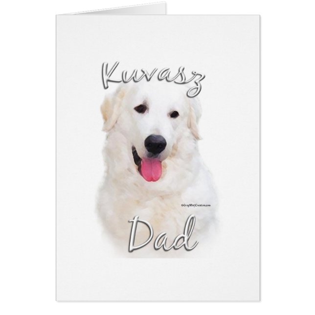 Cartão Pai 2 de Kuvasz (Frente)