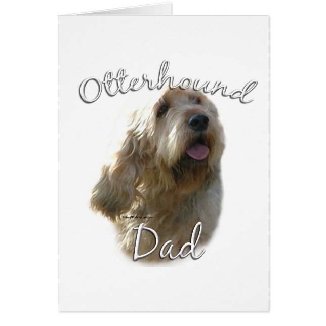 Cartão Pai 2 de Otterhound (Frente)