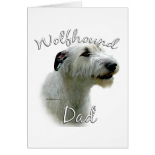 Cartão Pai 2 do Wolfhound irlandês