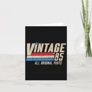 Cartão Pai 40 Retroativo Do Vintage 85 De 1985 Para Homen