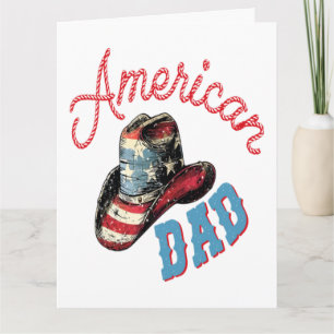 Cartão Pai Americano Cowboy