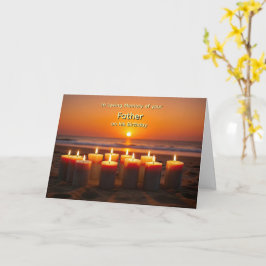 Cartão Pai Aniversário em Lembrança Pai Atrasado