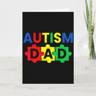 Cartão Pai Autismo Paiando Apoio à Conscientização do Aut