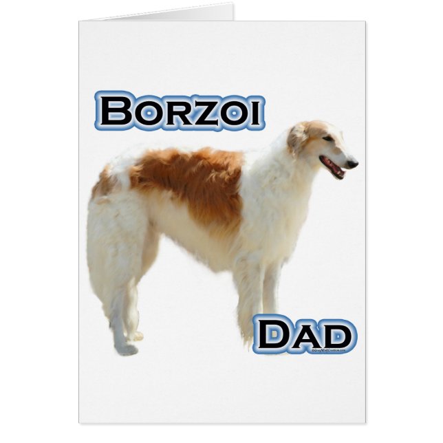 Cartão Pai Borzoi 4 (Frente)