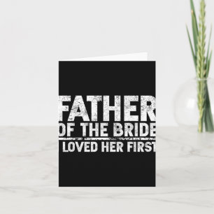Cartão Pai Da Noiva Eu Amo Seu Primeiro Casamento