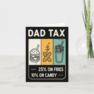Cartão Pai da Tarifa Design Tarifada Trump Engraçado Pai