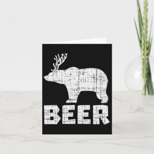 Cartão Pai De Acampamento De Bebendo De Cerveja Engraçado