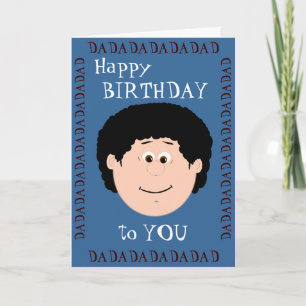 Cartão Pai de Aniversário (Filho)