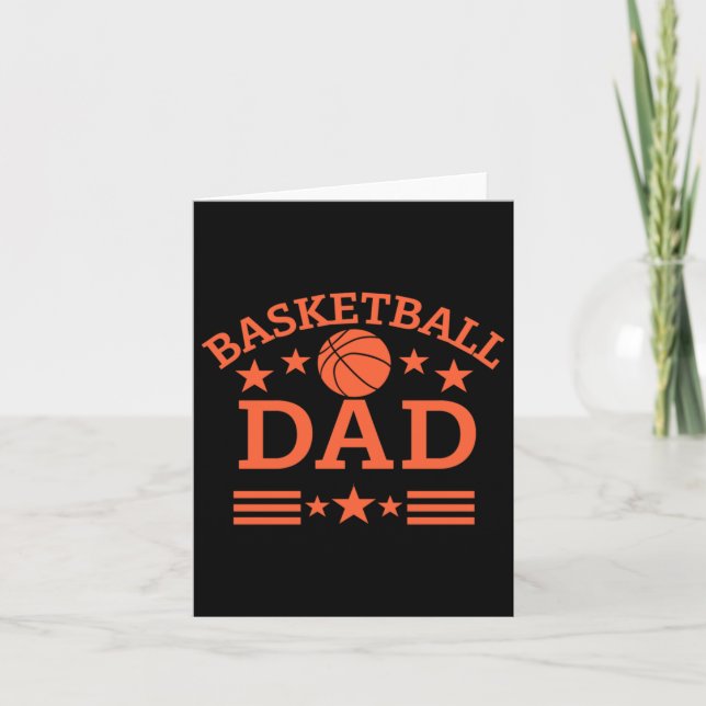 Cartão Pai de Basquete 2  (Frente)